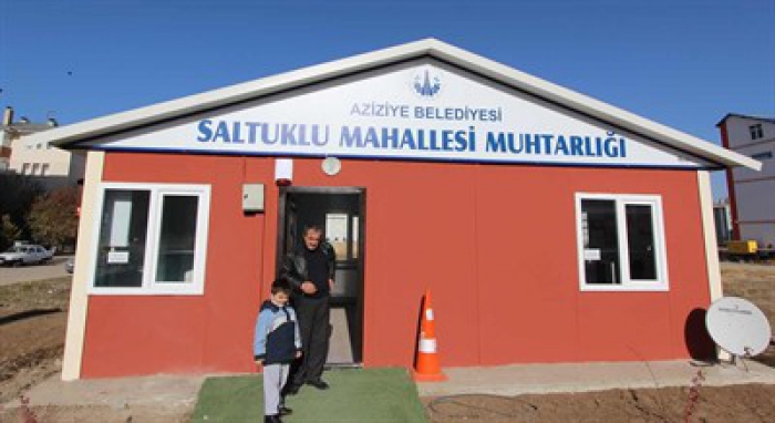 Aziziye muhtar konaklarına kavuştu