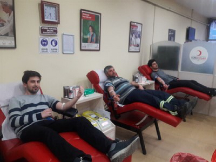 Erzurum'da “Vatan sana kanım feda” kan bağış kampanyası