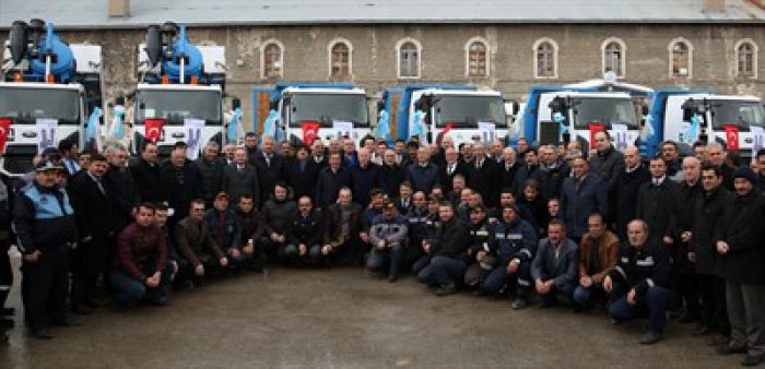 Erzurum Büyükşehir araç filosunu güçlendiriyor