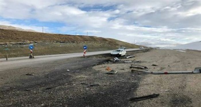 Erzurum'da trafik kazası! 3 yaralı
