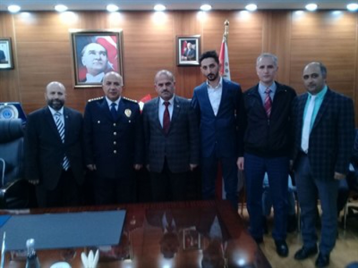 Erzurum Erbakan Vakfı’nda Emniyet Müdürü Aslan’a ziyaret