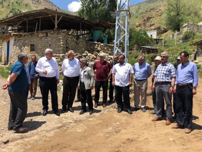 AK Parti Erzurum İl Başkanı Öz’den köylere teşekkür ziyareti