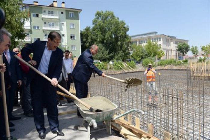 Erzurum Palandöken Müftülü hizmet binası temeli atıldı