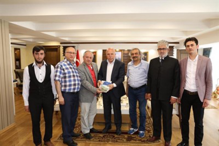 TYB Erzurum Şubesi’nden Başkan Sekmen’e teşekkür ziyareti