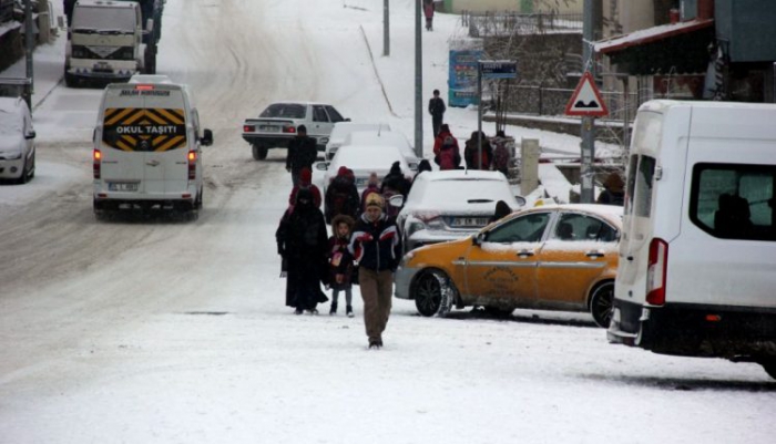 Doğu Anadolu kar yağışı ve soğuk hava etkili oluyor