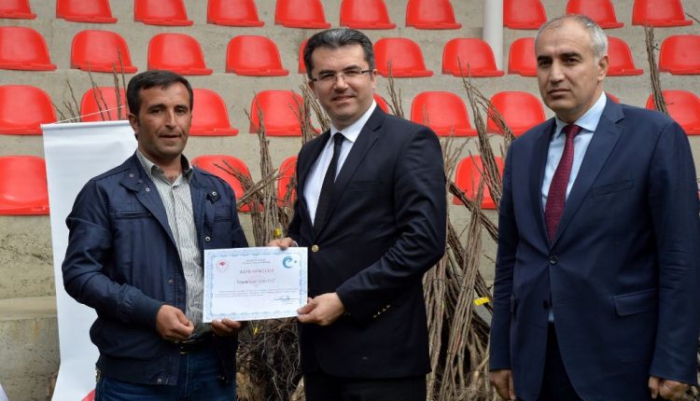 Erzurum’da 40 bin ceviz fidanı ile yem bitkisi tohumu dağıtıldı