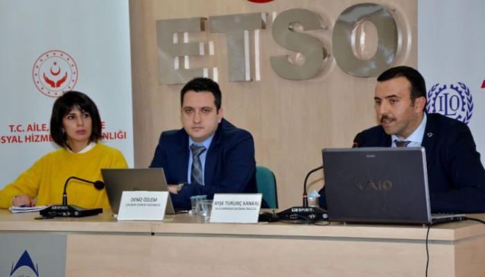 Erzurum’da AÇSHB ve ILO’nun ortak projesi ETSO’da tanıtıldı