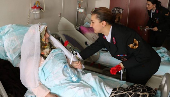 Erzurum’da Jandarmadan örnek davranış
