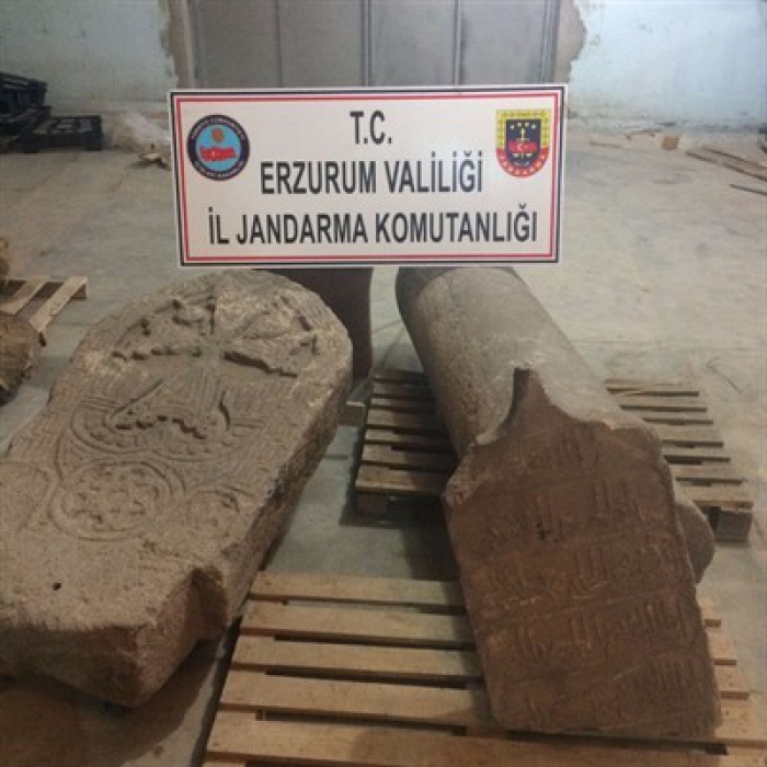 Erzurum’da tarihi eser kaçakçılığı