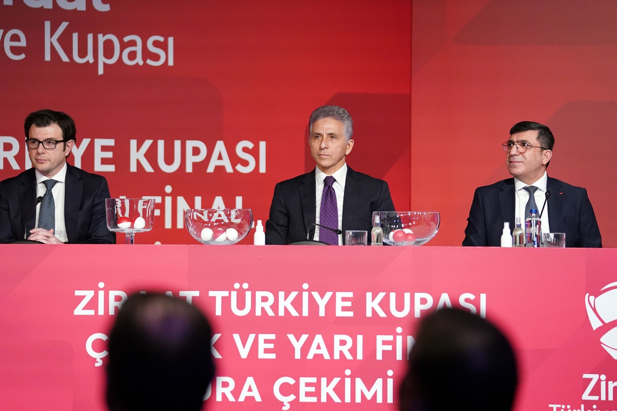 Ziraat Türkiye Kupası'nda çeyrek ve yarı final kura çekimi yapıldı