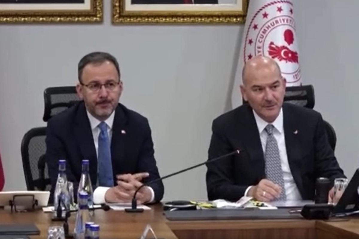 Bakan Soylu ve Bakan Kasapoğlu, 81 il valisi ve gençlik spor il müdürleri ile toplantı yaptı