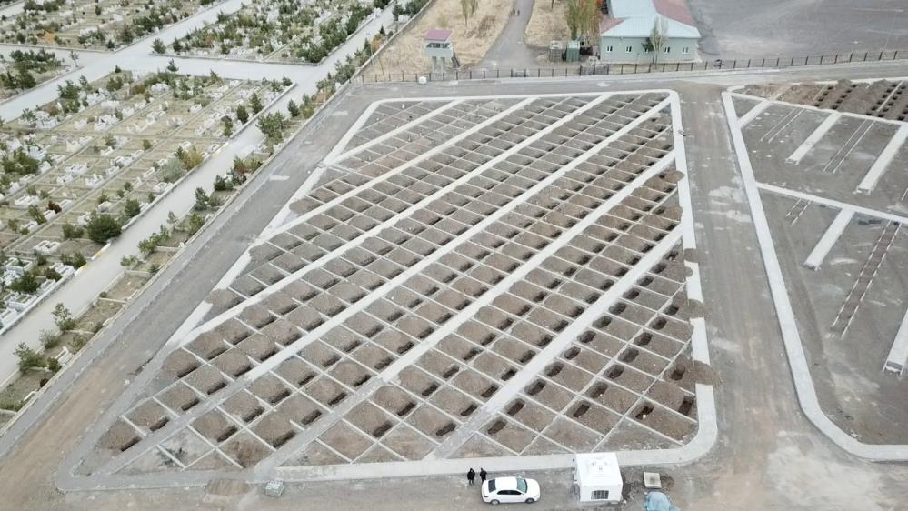 Erzurum’da kış için 800 mezar kazıldı