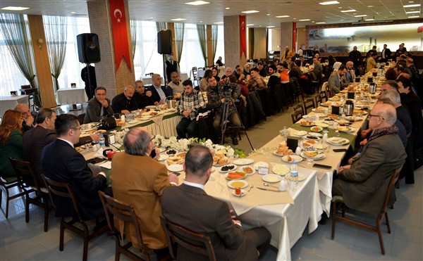 10 Ocak Çalışan Gazeteciler Gününde Erzurum Valisi Memiş yerel ve ulusal medya temsilcileri ile bir araya geldi