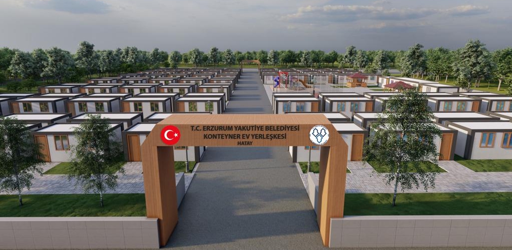 YAKUTİYE’DEN HATAY’A KONTEYNER MAHALLE