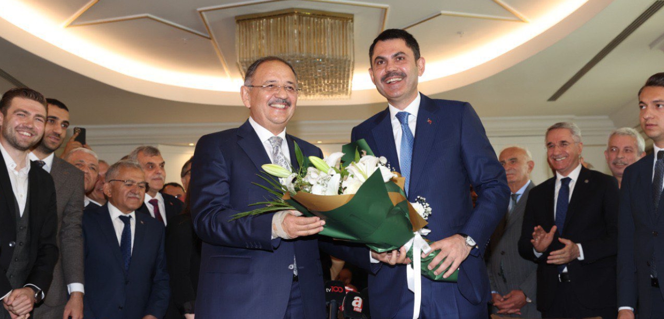 Bakan Murat Kurum Görevini Yeni Bakan Mehmet Öz Haseki'ye Teslim Etti