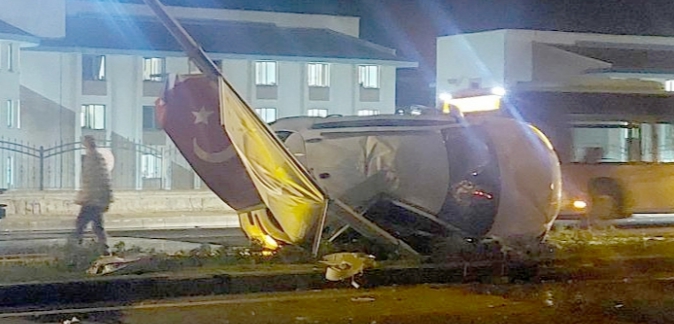 Erzurum’da trafik kazası