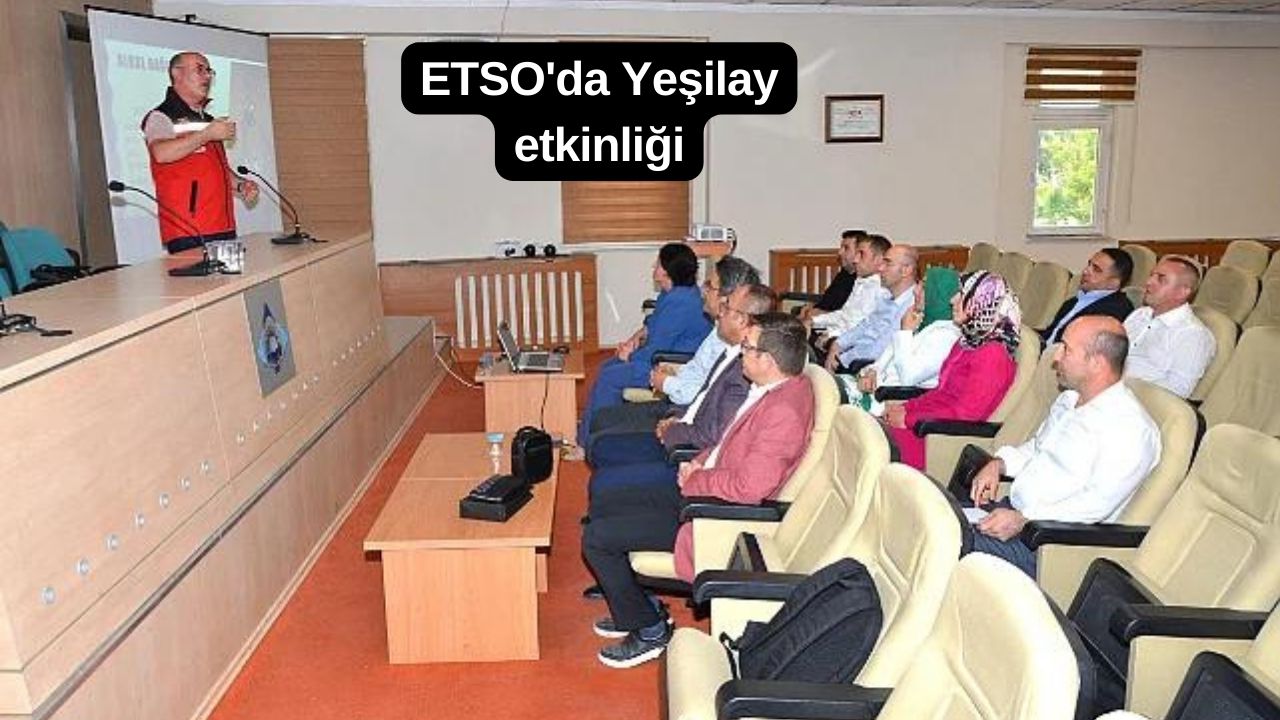 ETSO'da Yeşilay etkinliği