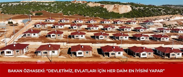DEPREMZEDELERDEN KÖY EVLERİNE TAM NOT