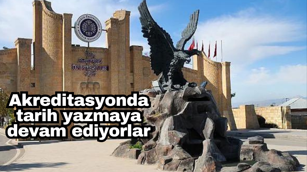 Akreditasyonda tarih yazmaya devam ediyorlar