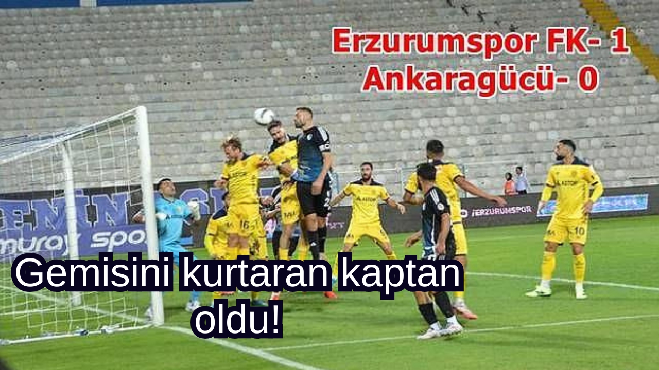 Gemisini kurtaran kaptan oldu!