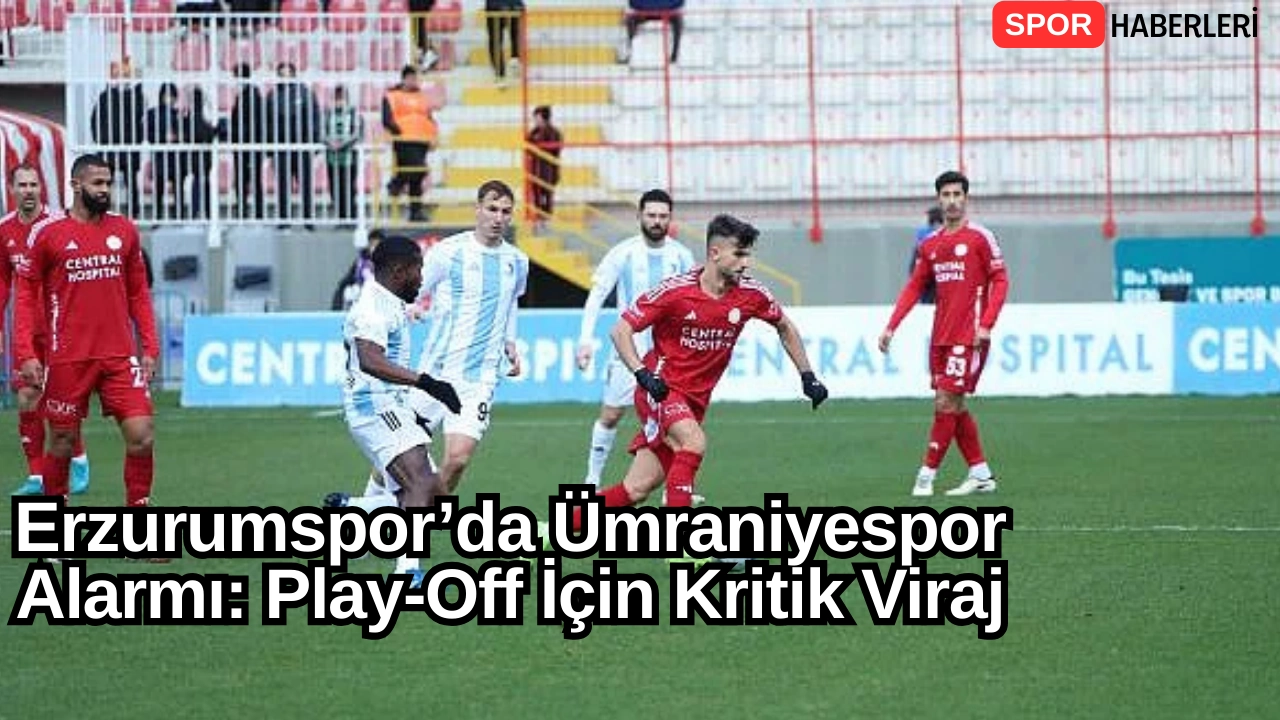 Erzurumspor’da Ümraniyespor Alarmı: Play-Off İçin Kritik Viraj