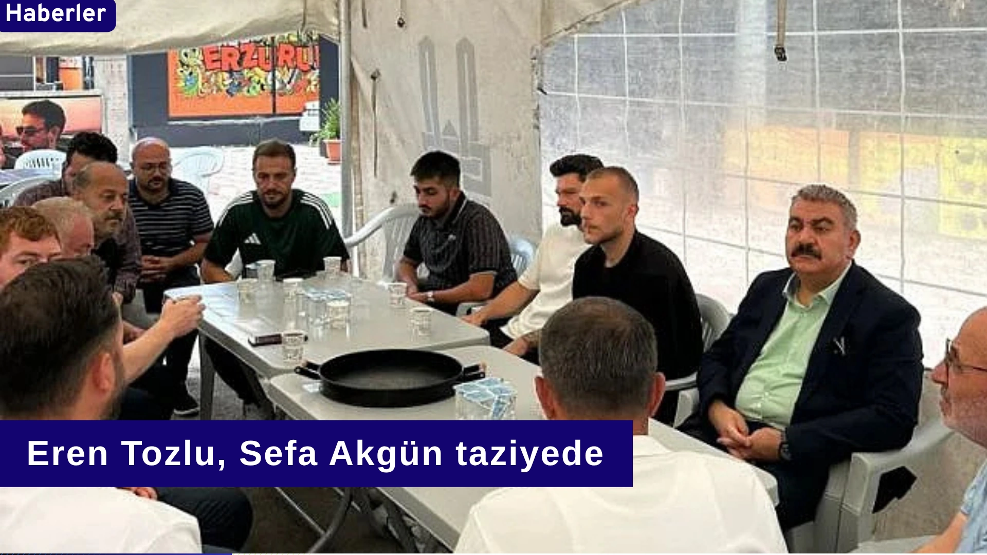 Eren Tozlu, Sefa Akgün taziyede