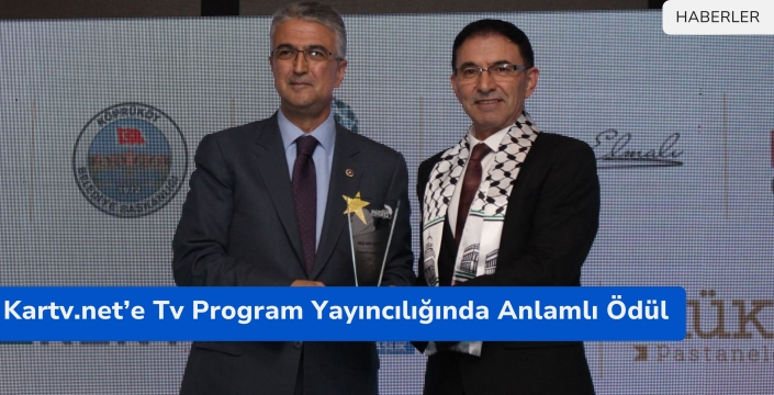 Kartv.net’e Tv Program Yayıncılığında Anlamlı Ödül