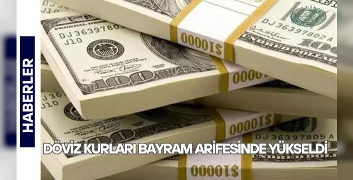 Döviz kurları bayram arifesinde yükseldi