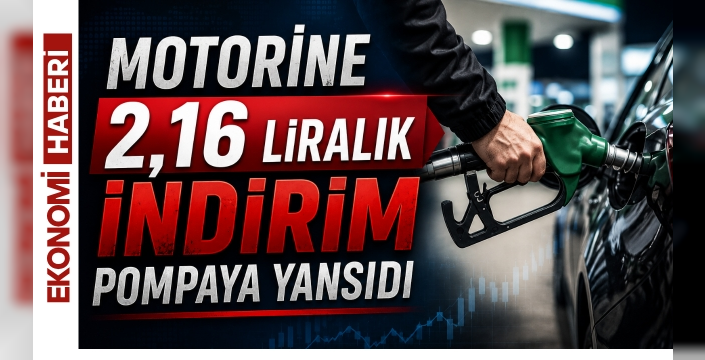 Motorine 2,16 liralık indirim pompaya yansıdı