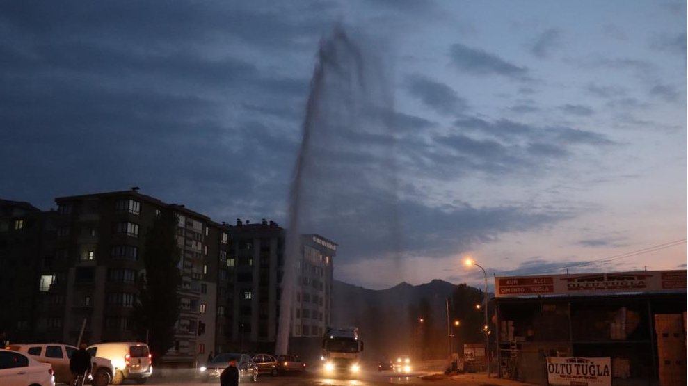 Doğal gaz boru hattının havasını tazyikli su ile aldılar