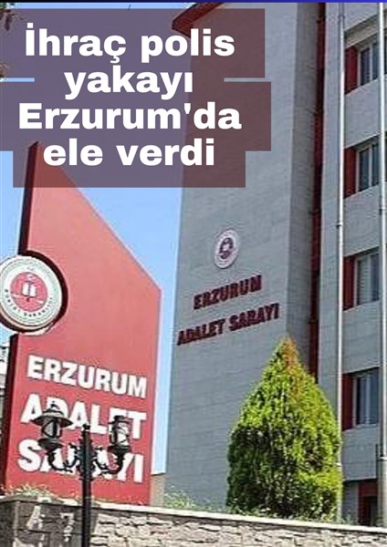 İhraç polis yakayı Erzurum'da ele verdi