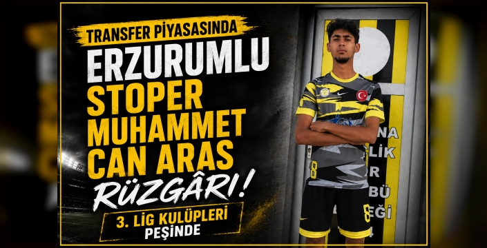 Transfer Piyasasında Erzurumlu Stoper Muhammet Can Aras Rüzgârı! 3. Lig Kulüpleri Peşinde